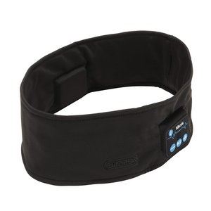 Draper HEADBAND WITH WIRELESS H/PHONE 28340 28340 Smart Wireless Rechargeable Headband with USB Charging Cable, Black, One Size
