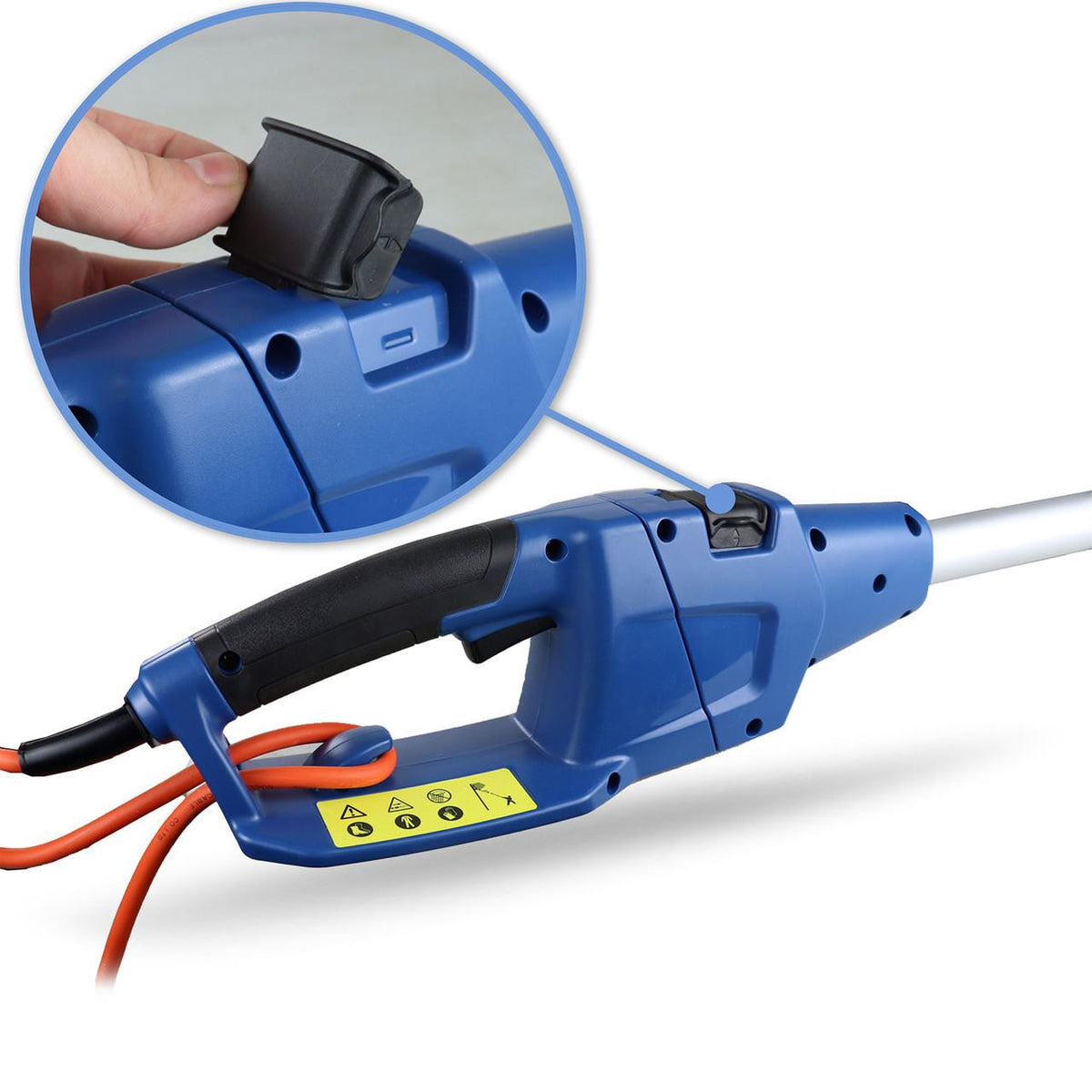 Hyundai HYP2HT550E Electric Hedge Trimmer 550W 450mm Corded 2 in 1 Convertible Hedge Cutter Garden Trimmer Garden Hedge Cutter