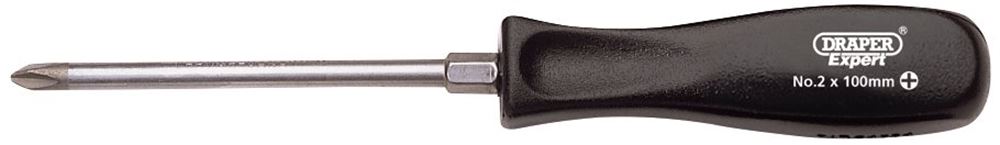 19533 Draper NO.2X100MM C/SLOT S/DRIVER-PKD 939CS Professional Trade DIY Workshop Garage Use