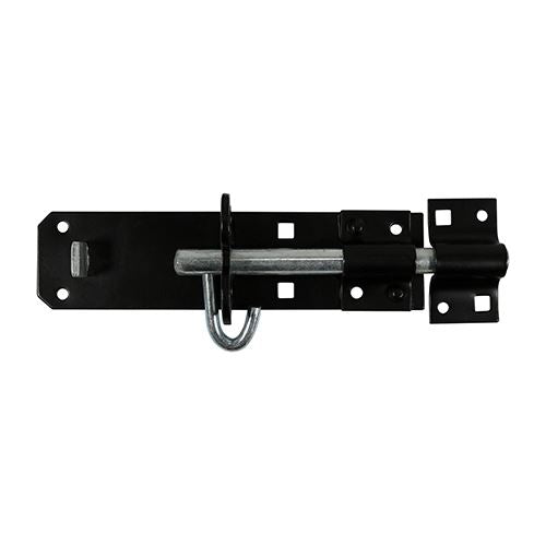 TIMCO Brenton Padbolt Black - 8" | Pack of 1