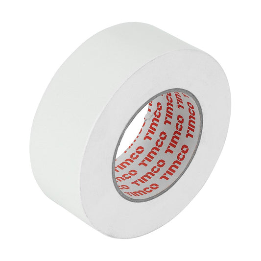 TIMCO Heavy Duty Cloth Tape White White 50m x 50mm Pack 1.0