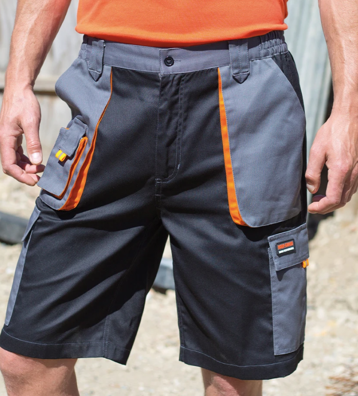 Result RS319X Work-Guard Lite Shorts Black Grey - M