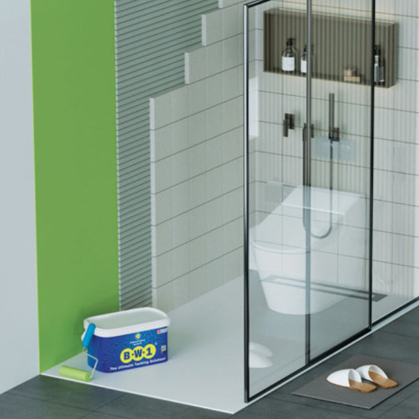C-Tec BW1 Ultimate Bathroom Tanking Solution – 5L Waterproof Membrane for Wet Rooms & Showers