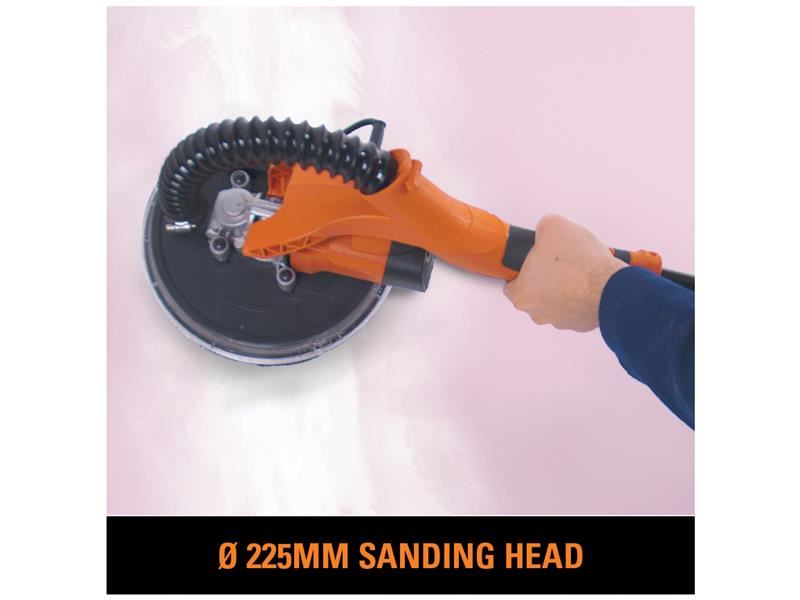 EVL R225DWS Telescopic Dry Wall Sander 710W 240V