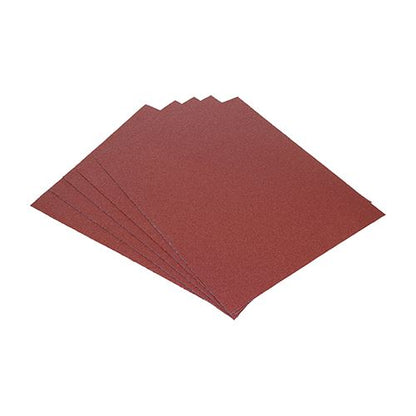 TIMCO Full Sanding Sheets P180 230 x 280mm Red Pack 5