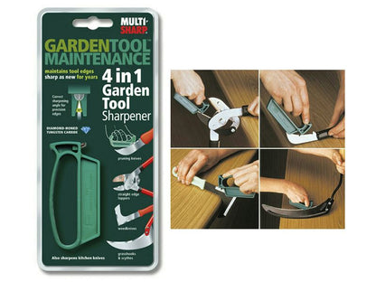 Multi-Sharp� 1501 Multi-Sharp� MS1501 4- in-1 Garden Tool Sharpener