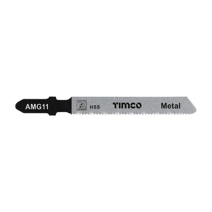 TIMCO Jigsaw Blade for Metal T118A Pack 5