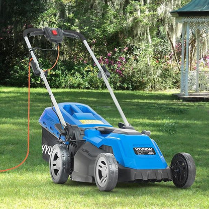 Hyundai HYM3800E Electric Lawn Mower 1600W 230V 240V 38cm Corded Mulching Garden Mower Garden Grass Cutting