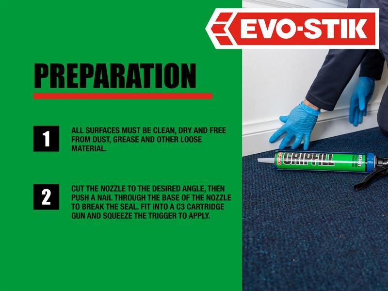 EVO-STIK 30812111 Gripfill 350ml