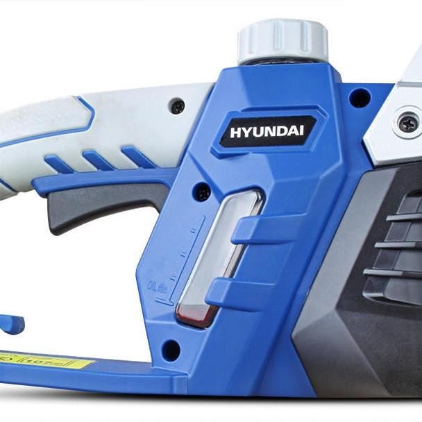 Hyundai HYC1600E Electric Chainsaw 1600W 14in 35cm Bar 13m/s Chain 230V Corded Garden Saw Tree Log Cutting Garden Saw