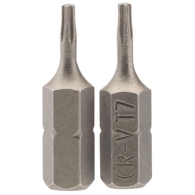 Draper 2PC 25MM T7 S/D BIT 66421 1/4" hex. Draper TX-STARÂ® E Shank Insert Bits