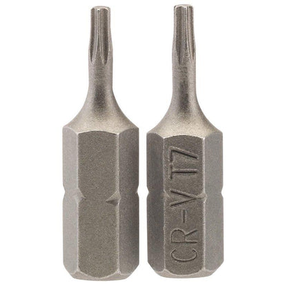 Draper 2PC 25MM T7 S/D BIT 66421 1/4" hex. Draper TX-STARÂ® E Shank Insert Bits