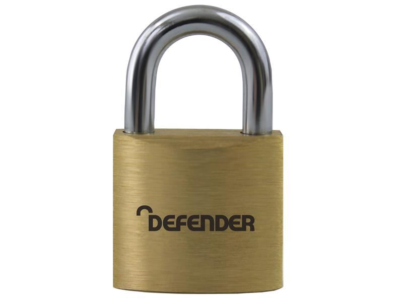 DEFENDER DFBP6 Brass Padlock 60mm