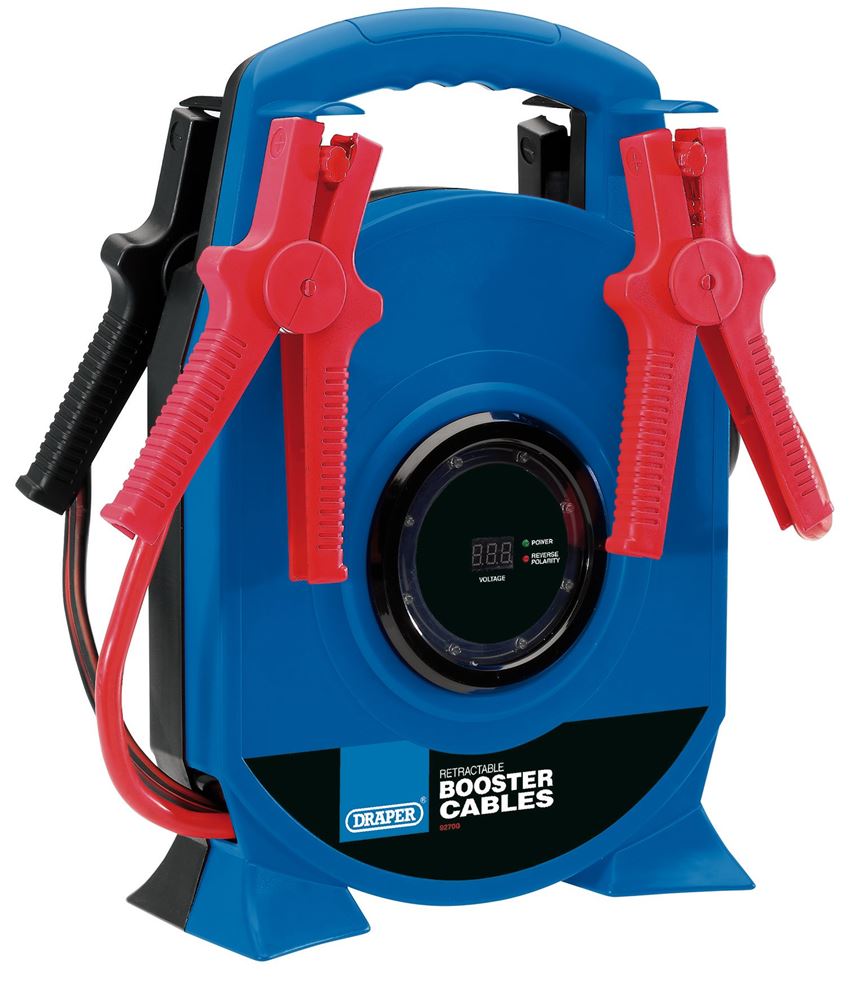 Draper BOOSTER CABLE REEL - 29MMX3.5M 92700 92700 Retractable Booster Cables (3.5m x 29mmÂ²)