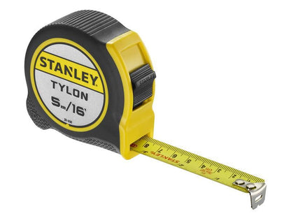 STANLEY 0-30-696 Tylon Pocket Tape 5m/16ft (Width 19mm) Carded