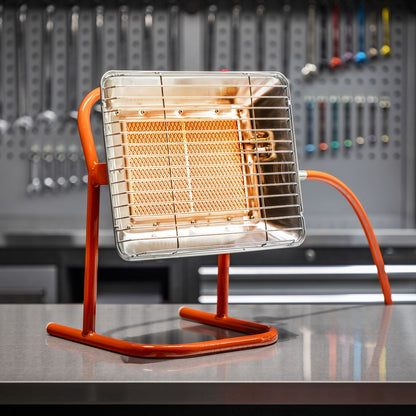 Sealey LP14 Propane Heater with Stand 14,330Btu/hr | 14,330Btu/hr(4.2kW) | Steel tube stand with built-in handle. | Automatic shut-off prevents