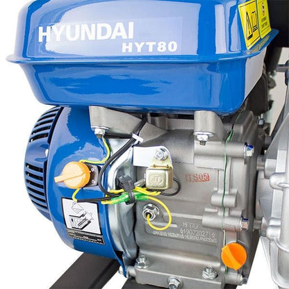 Hyundai HYT80 Petrol Water Pump 212cc 3in 76mm Trash Dirty Water 1000L/min 25m Head Trash Water Professional Transfer Pump Drainage Pump