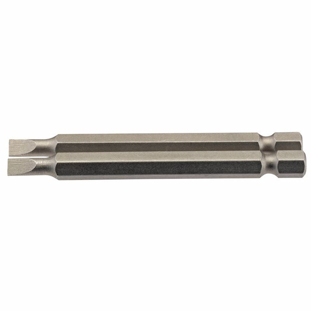 Draper 2PC 75MM 4.5MM P.SLOT.S/D.BIT 64295 1/4" Hex. Plain Slot E Shank Insert Bits