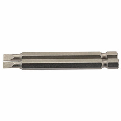 Draper 2PC 75MM 4.5MM P.SLOT.S/D.BIT 64295 1/4" Hex. Plain Slot E Shank Insert Bits
