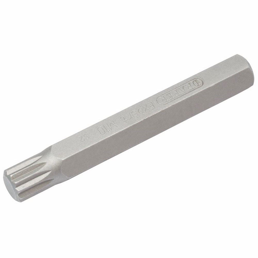 Draper M10 XZN BIT 10MM HEX X 75MM 33348 Spare 10mm Hex. Insert Bits For Mechanic's Bit Sets