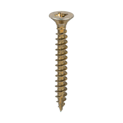 TIMCO Classic Screw PZ3 CSK ZYP 6.0 x 50 Gold Pack 200