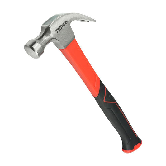 TIMCO Claw Hammer - F/glass Handled 16oz Pack 1