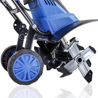 Hyundai HYT1500E Electric Garden Tiller 1500W 45cm Width 22cm Depth 6 Blades 450mm Cultivator Rotavator Soil Cultivator Rotavator
