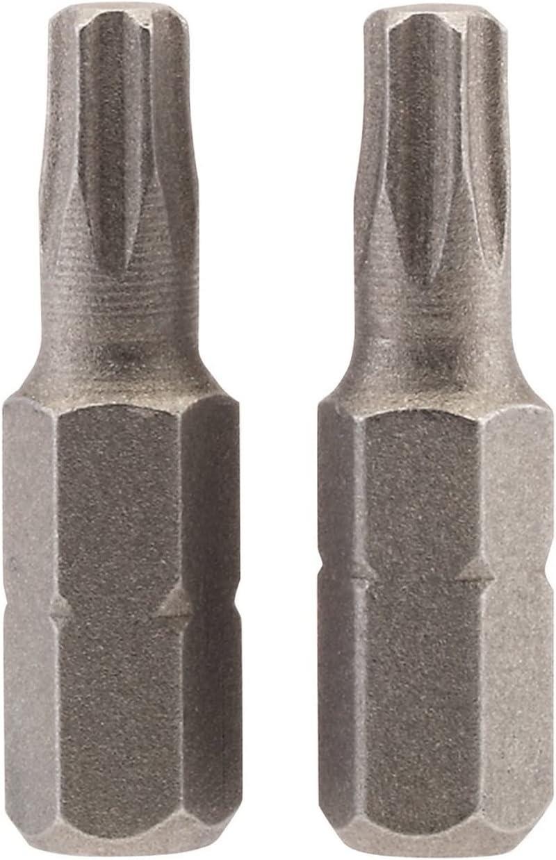 Draper 2PC 25MM T25 S/D BIT 66431 1/4" hex. Draper TX-STARÂ® E Shank Insert Bits