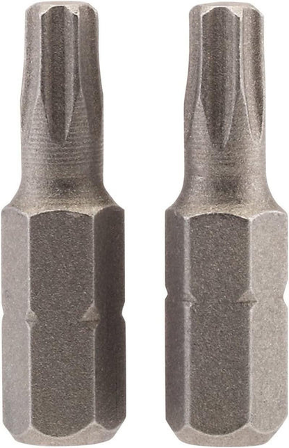 Draper 2PC 25MM T25 S/D BIT 66431 1/4" hex. Draper TX-STARÂ® E Shank Insert Bits
