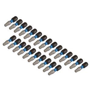 Draper T25X25MM IMPACT S/D BIT 25PK 05695 TX-STARÂ® Impact Screwdriver Bits, 1/4" Hex