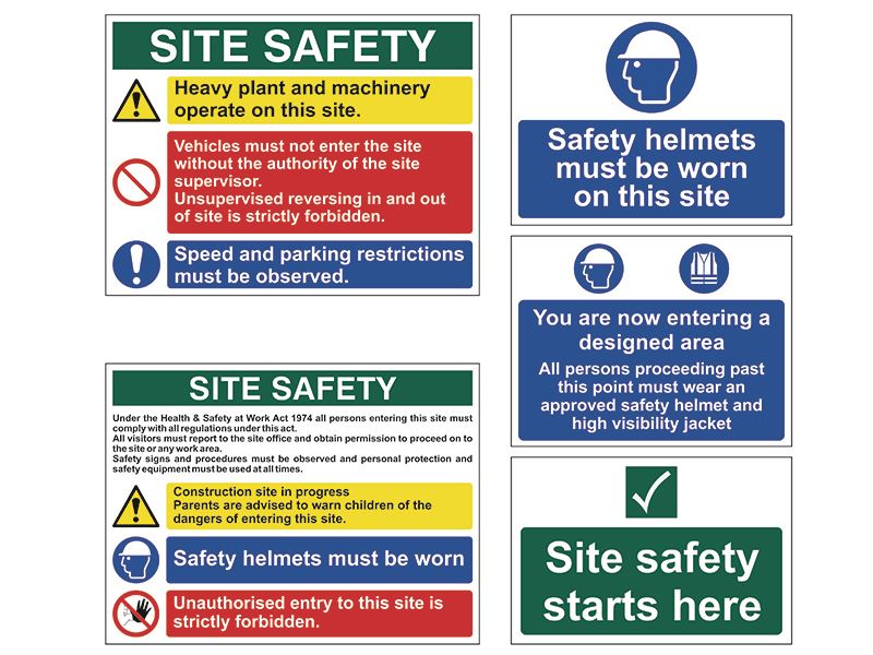 Scan SCA13974 Construction Site Pack 5-Pack |