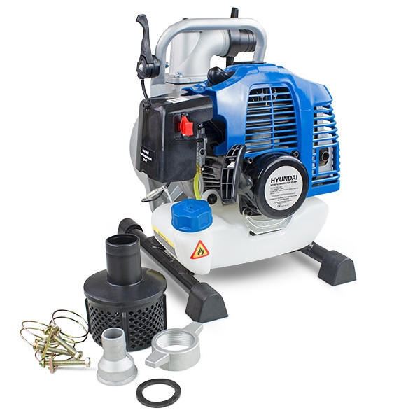 Hyundai HYWP4300X Water Pump 43cc 1.5in 35mm Clean Water 250L/min 35m Head 8m Lift 2-Stroke Transfer Pump Drainage Pump Drainage Transfer Pump