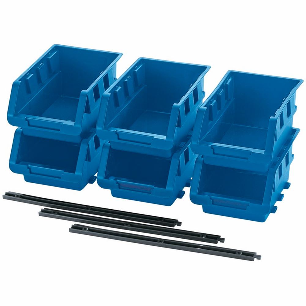 Draper 6PC STORAGE BIN SET 38114 Medium Storage Unit Set (6 Piece)