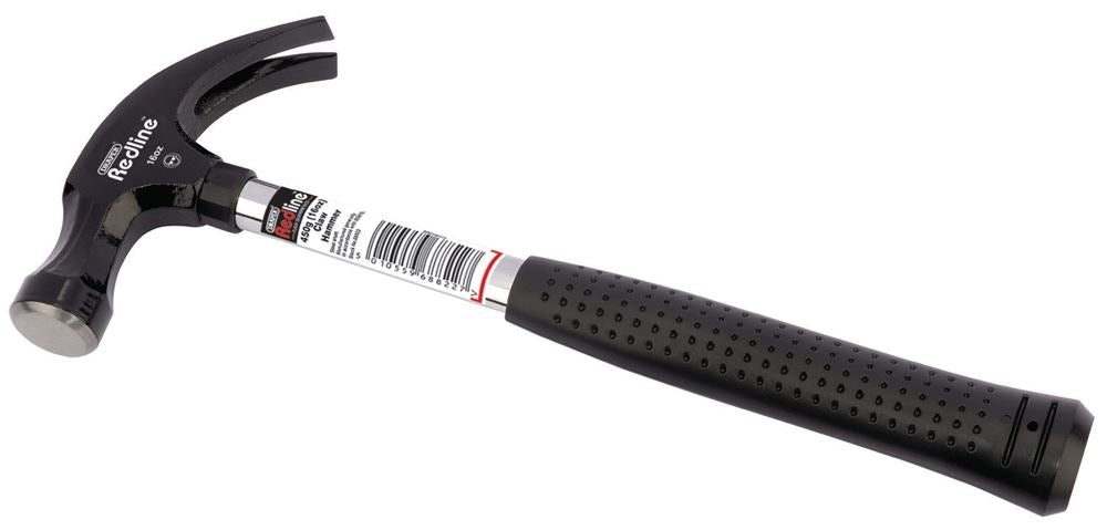DRAPER 68822 - Draper Redline 450g (16oz) Claw Hammer