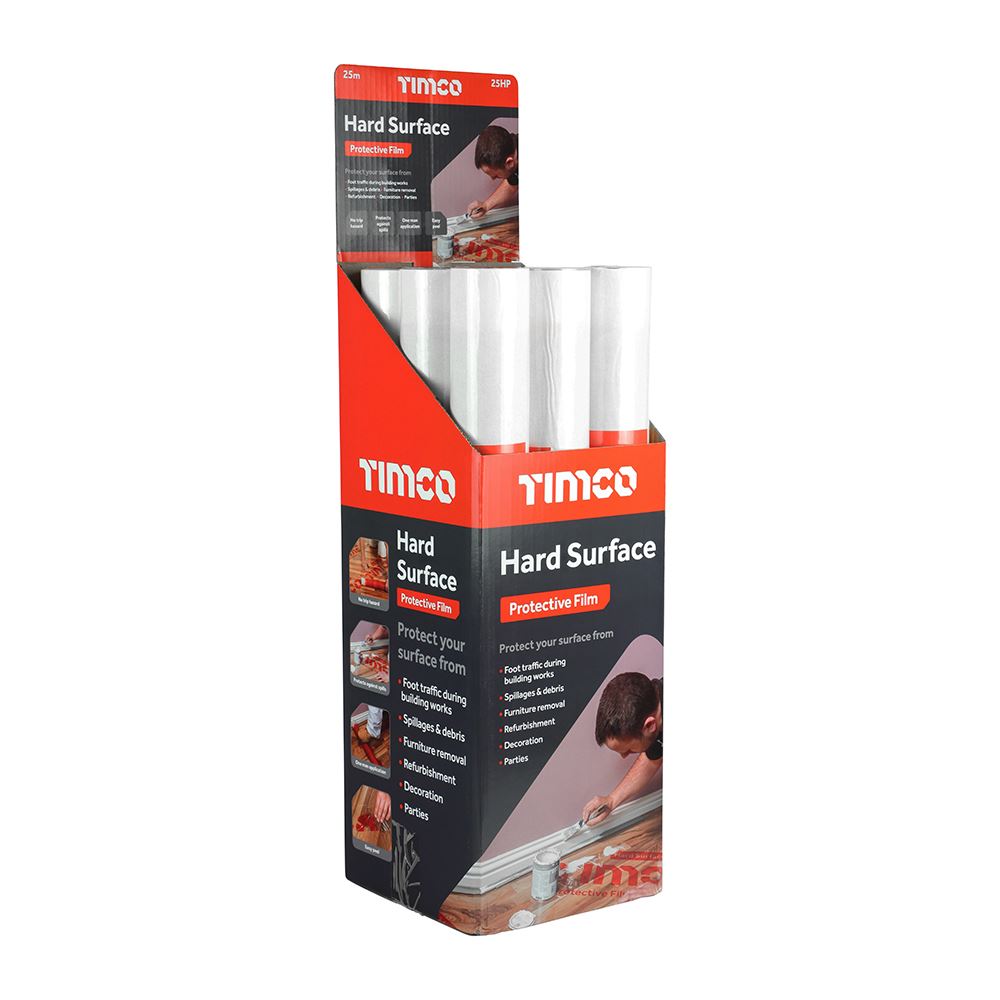 TIMCO Hard Surface Protective Film 25m x 0.6m Pack 1