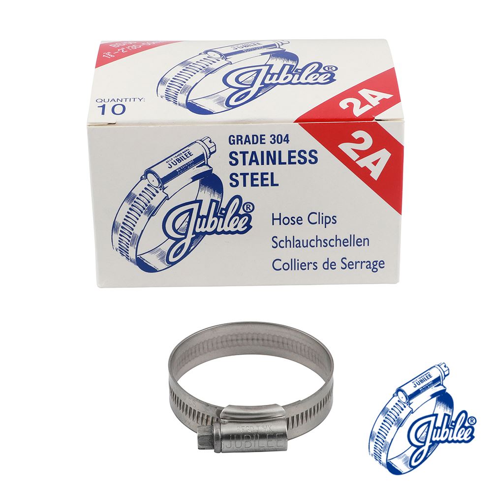 TIMCO Jubilee Clip SS 35-50mm Pack 10