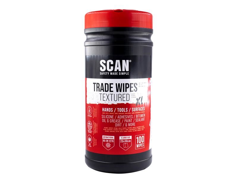 Scan SCACWT100 Heavy-duty Trade Wipes (Tub 100) |