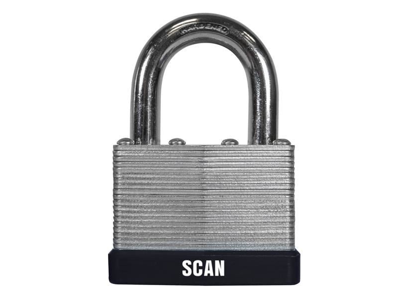 Scan SCAPLLAM50 Laminated Steel Padlock 50 SCAPLLAM50 |