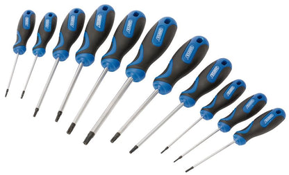Draper SET OF T/PROOF TX STAR DRIVERS 34253 34253 TX-STARÂ® and TX-STARÂ® Security Soft Grip Screwdriver Set (11 Piece)