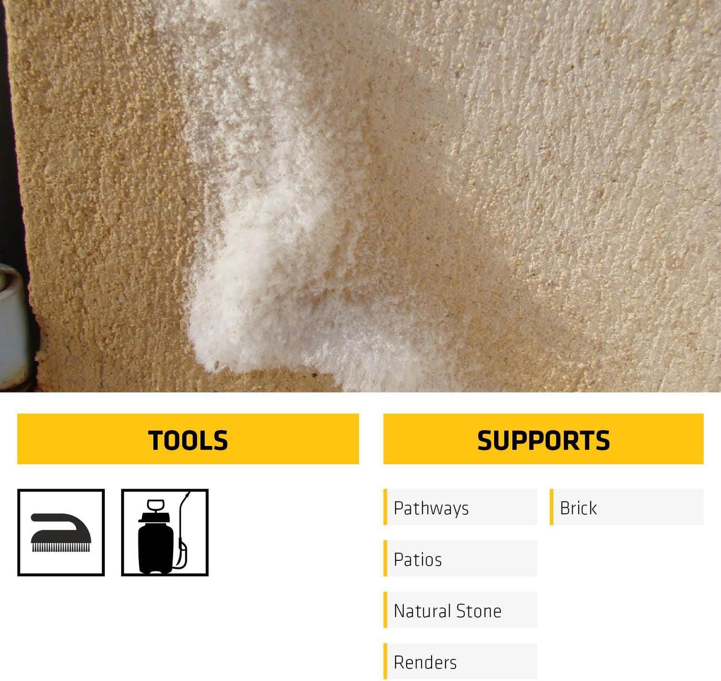 Everbuild 1L Salt Away Treatment Remover of Salt & Efflorescence From Bricks ETC