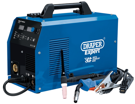 Draper 3-IN-1 200A MULTI PRCSS WELDER 70043 70043 3-in-1 200A Multi Process Welder DTi