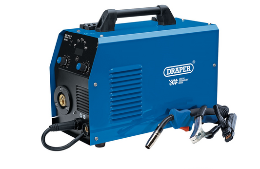 Draper 160A MIG INVERTER WELDER 70047 70047 Gas/Gasless MIG Inverter Multi-Welder Dti, 160A