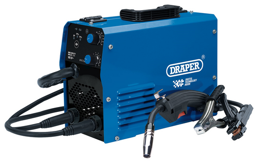 Draper 120A MIG INVERTER WELDER 70049 Gasless 120A MIG Inverter Multi Welder DTi
