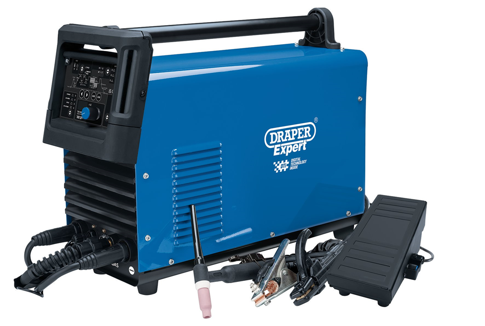 Draper HF 200A TIG/MMA ALUM WELDER 70052 High Frequency 200A TIG/MMA Aluminium Welder