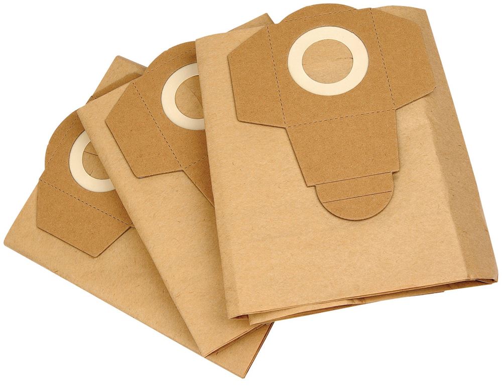 Draper DUST BAGS FOR 13779 (3) 19102 15L 1100W 230V Wet and Dry Vacuum Cleaner