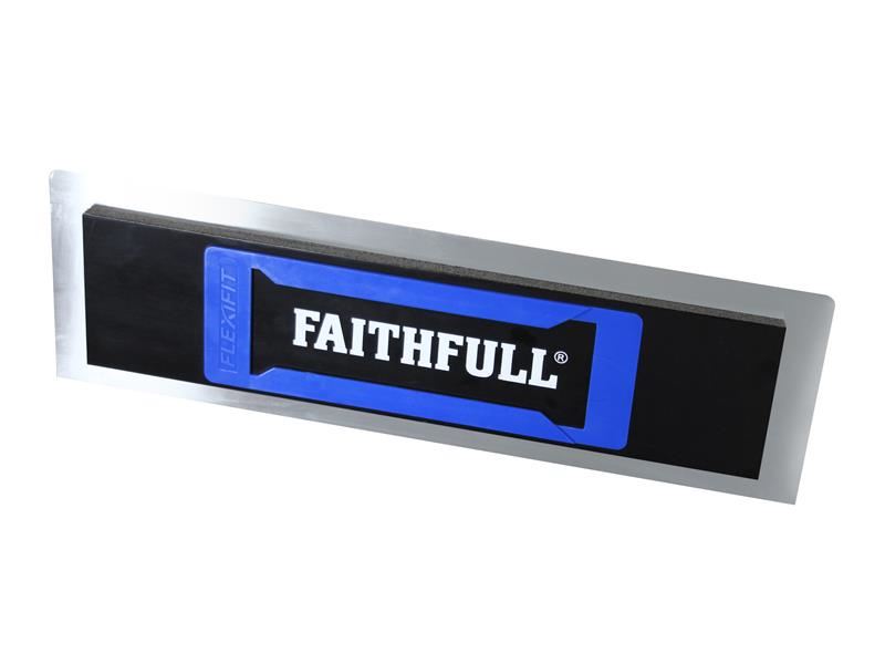 Faithfull FAIPFLEX18S Stainless Steel Flexifit Trowel with Foam 18in |
