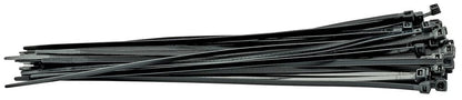 Draper 4.8X300MM CABLE TIE 100 BLACK 70397 Cable Ties (Pack of 100)