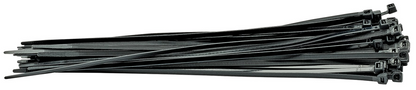 Draper 4.8X300MM CABLE TIE 100 BLACK 70397 Cable Ties (Pack of 100)