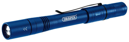 DRAPER 70428 - 1W Rechargeable Pen Torch - 80 Lumens