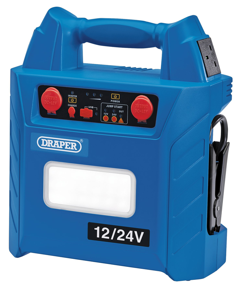 Draper 12V/24V 3000A JUMP STARTER 70554 70554 12V/24V Jump Starter